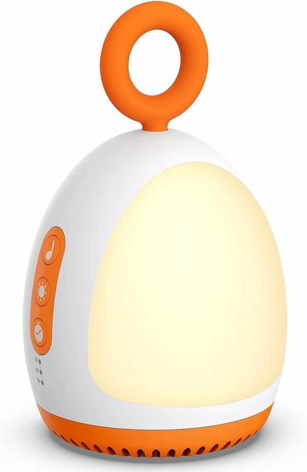 Dreamegg Beyaz Gürültü Makinesi - 8 Rahatlatıcı Ses - Turuncu - Image 1