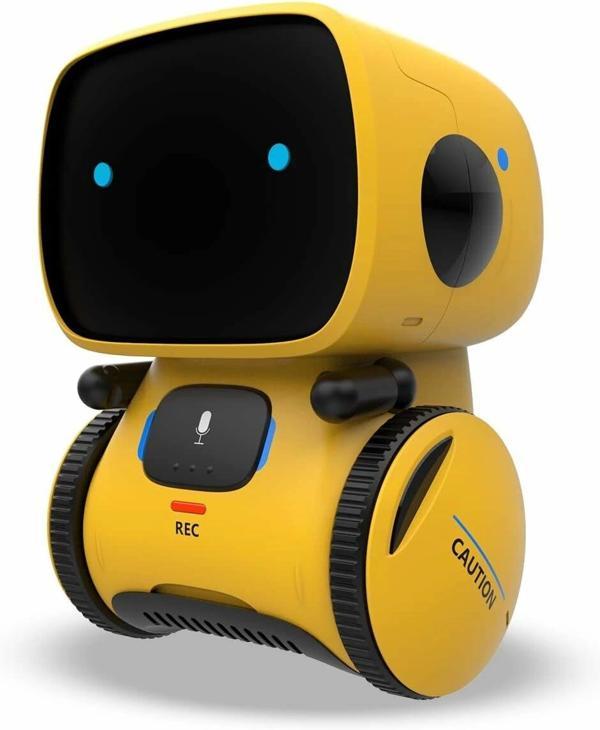 KaeKid Dokunmatik Sensörlü İnteraktif Akıllı Robotik - Sarı - Image 1