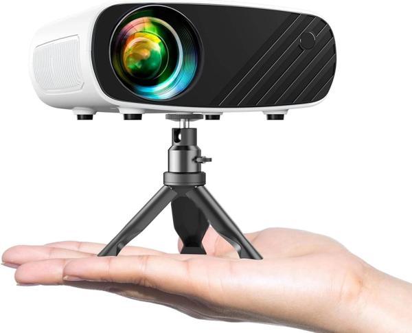 Elephas 1080P HD Projektör, Tripodlu 8000L Taşınabilir Projektör - iPhone İçin - Image 1