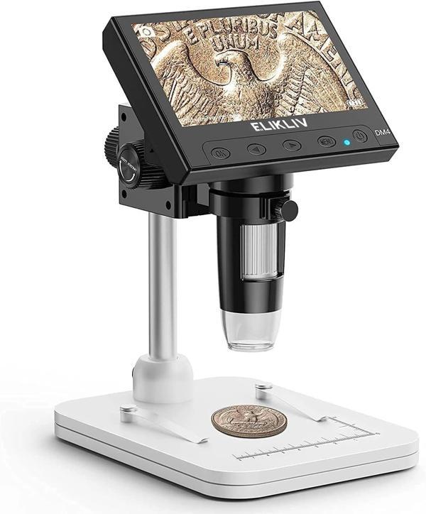 Elikliv EDM4 4.3 Inc LCD Dijital Mikroskop 1000x - Siyah - Image 1