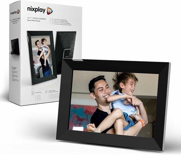 Nixplay 10.1 Inc WiFi Özellikli Dijital Dokunmatik Ekran Resim Çerçevesi - Siyah - Image 1