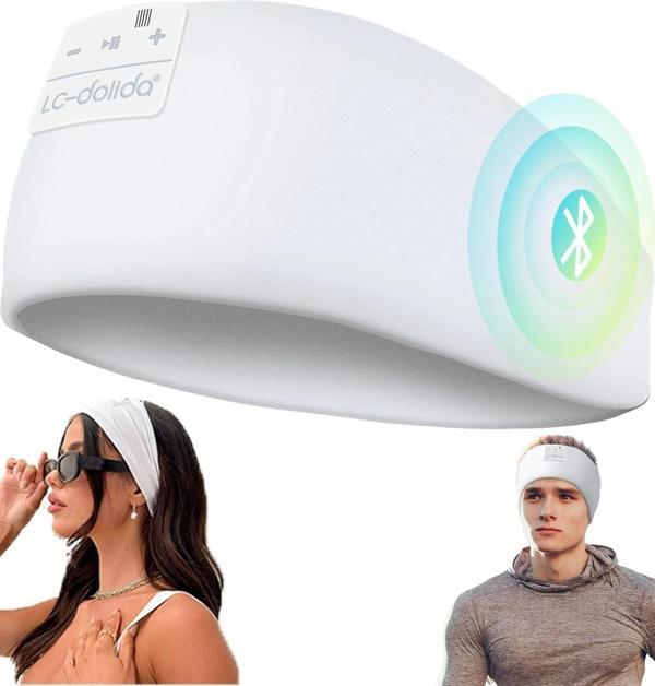 LC-dolida Uyku Maskesi - Kablosuz Kulaklıklar - Bluetooth 5.2 - Arktik Beyaz - Image 1