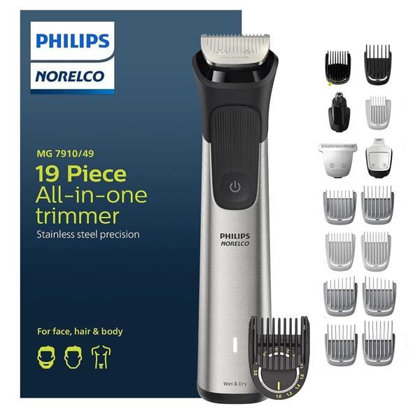 Philips Norelco Multigroom Serisi 7000, Erkek Bakım Seti MG7910/49 - Image 1