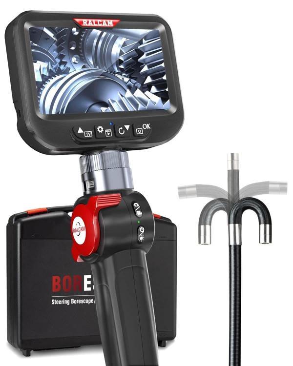 Ralcam 4.3 Inc LCD Ekran, 6.2mm Eklemli Borescope Muayene Kamerası - 2m - Image 1