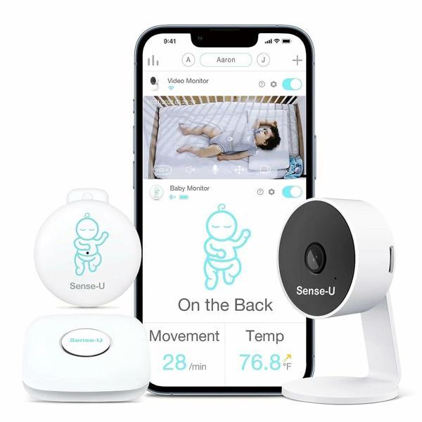 Sense-U Akıllı Bebek Monitörü 3 + Kamera, ÖSO ve HSA'ya Uygun - Image 1