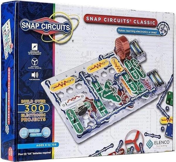 Snap Circuits Classic SC-300 8+ Çocuklar İçin STEM Elektronik Eğitici Oyuncak Seti - Image 1