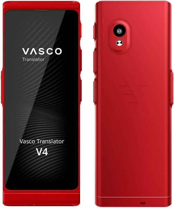 Vasco V4 Dil Tercüman Cihazı - 108 Dil - WiFi Olmadan Ücretsiz - Yakut Kırmızı - Image 1