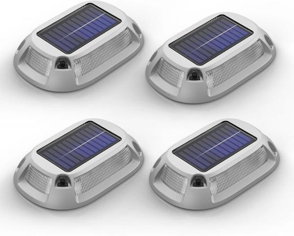 Viodaim Güneş Enerjili Garaj Yolu Işıkları 9 Renk Su Geçirmez - 4 Adet - Image 1