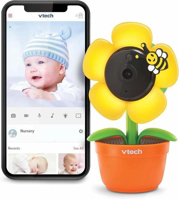 VTech RM9751 Sarı Papatya Akıllı Wi-Fi Bebek Kamerası - Image 1