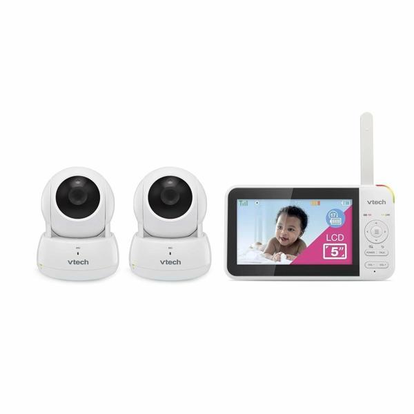 VTech VM924-2 Uzaktan Pan-Tilt-Zoom 2 Kameralı Video Monitörü - 5 Inc - Image 1