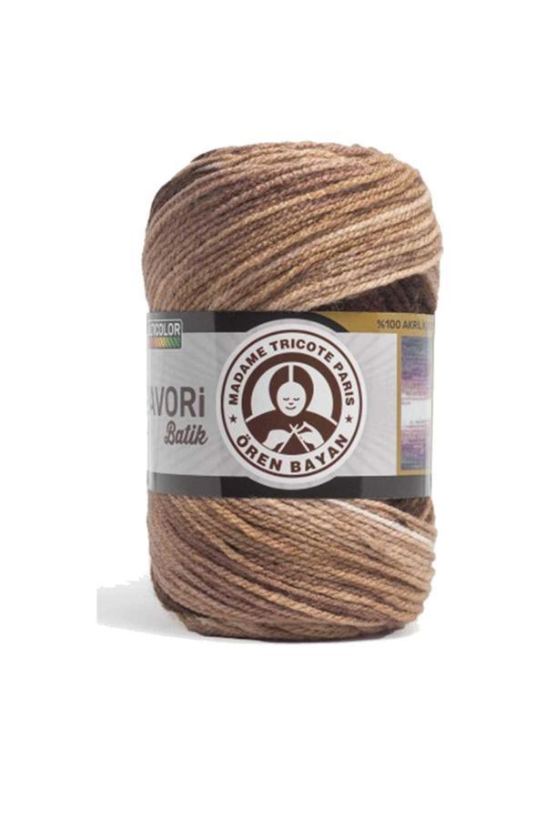 1 Adet Favori Batik El Örgü Ipliği 100 Gr 911 - Image 1