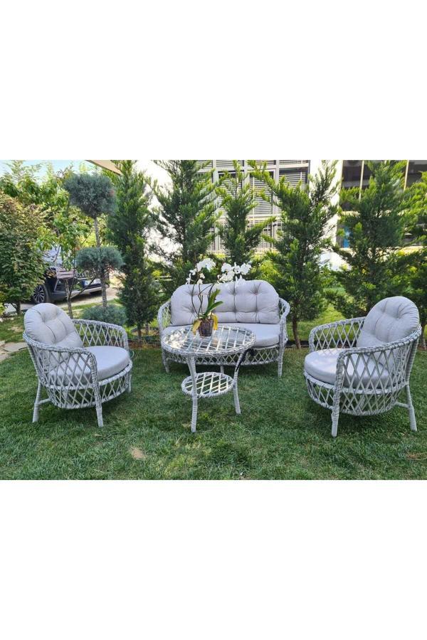 Grass Garden Akasya 2-1-1 Rattan Bahçe Mobilyası - Image 1