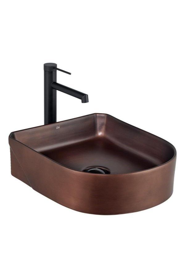 Lena Tezgahüstü Lavabo (Mat Bronz) Eh-5110C - Image 1