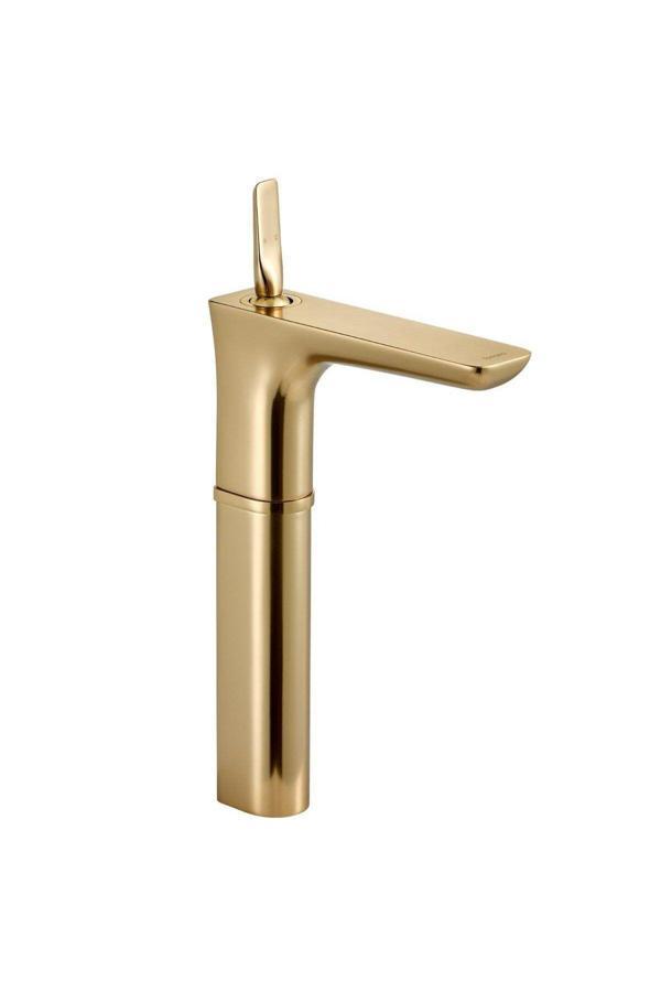 Fontana Yüksek Lavabo Bataryası (Mat Altın) Fk-5122 - Image 1