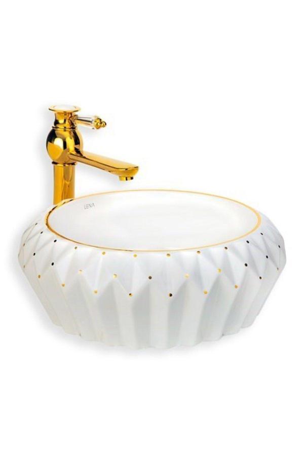 Lena Tezgah Üstü Çanak Lavabo E-8138 - Image 1