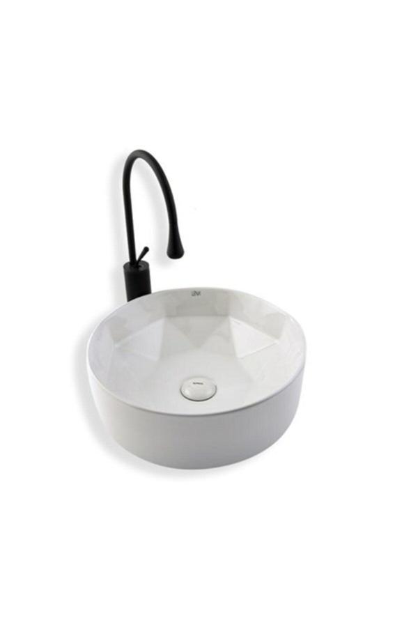 Lena E-2112 Tezgah Üstü Porselen Lavabo - Image 1
