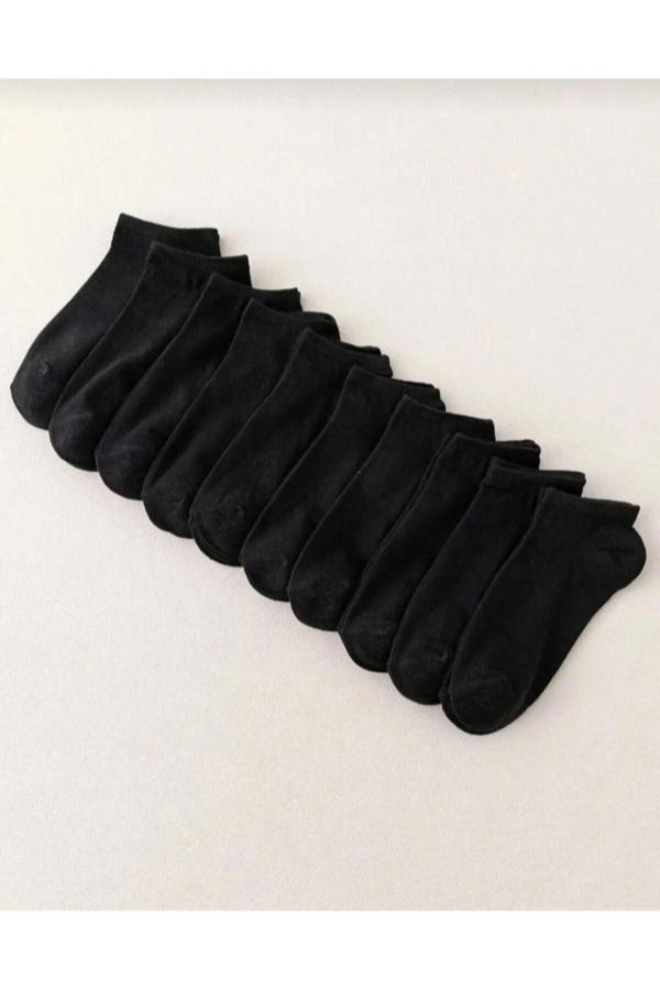 Fresh Std Çorap 10'Lu Düz Basic Patik Çorap Klasik.8 - Image 1