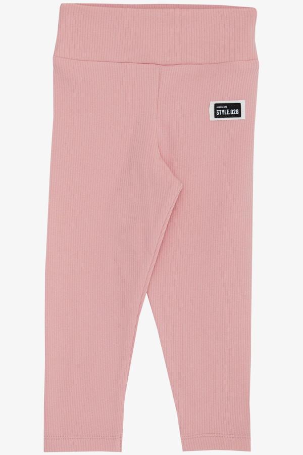 Breeze Kız Çocuk Tayt Armalı 3-7 Yaş, Pembe - Image 1