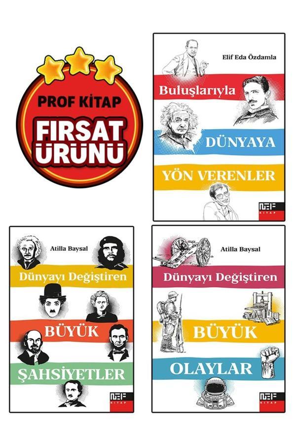 Nef Kitap Dünyaya Yön Verenler Seti - 3 Kitap - Nef Kitap - Image 1