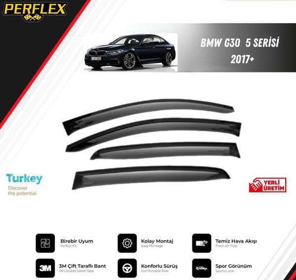 CAM RÜZGARLIĞI V2 DÜZ BMW G30 5 SERİSİ 2017+ - Image 1