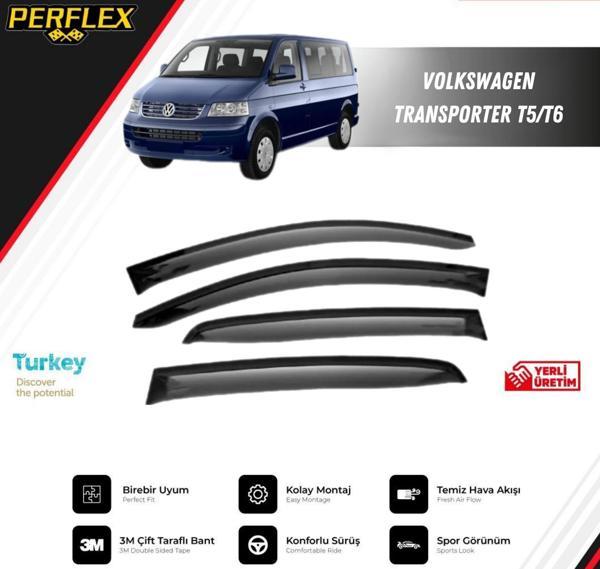 CAM RÜZGARLIĞI V2 MUGEN VW T5/T6 4'LÜ 2003+ - Image 1