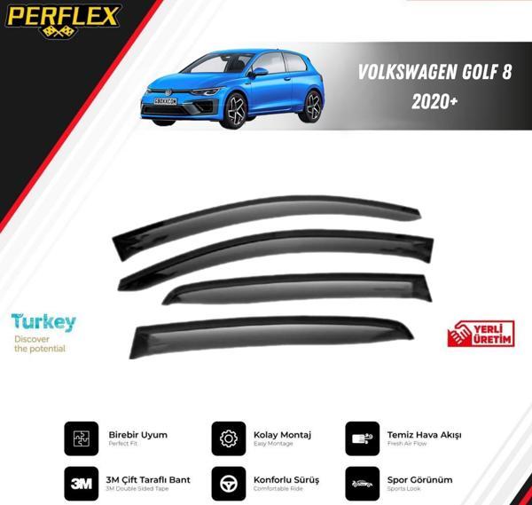 CAM RÜZGARLIĞI V2 DÜZ VW GOLF 8 2020+ - Image 1