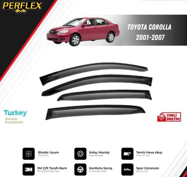 CAM RÜZGARLIĞI V2 DÜZ TOYOTA COROLLA 2001-2007 - Image 1