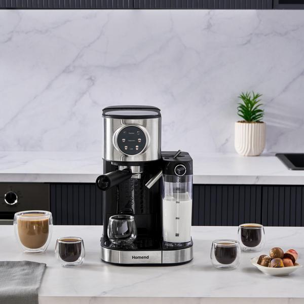 Homend Coffeebreak 5015H Süt Köpürtücülü Otomatik Espresso Makinesi - Image 1
