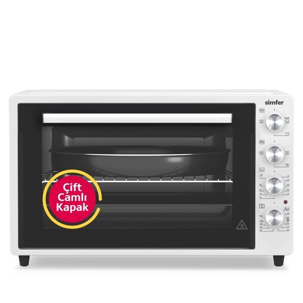 7032 Beyaz 70 LT Turbo Fan Mini/Midi Fırın - 4 Fonksiyon, Yoğurt Yapma & Buz Çözme Özellikli - Image 1