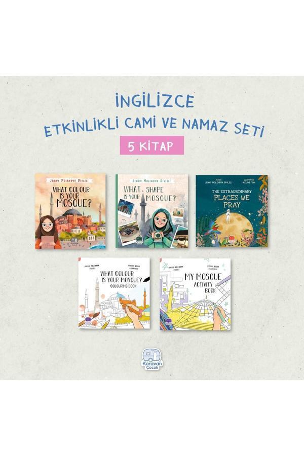 Karavan Çocuk İngilizce Etkinlikli Cami Ve Namaz Seti (5 Kitap) - Karavan Çocuk - Image 1