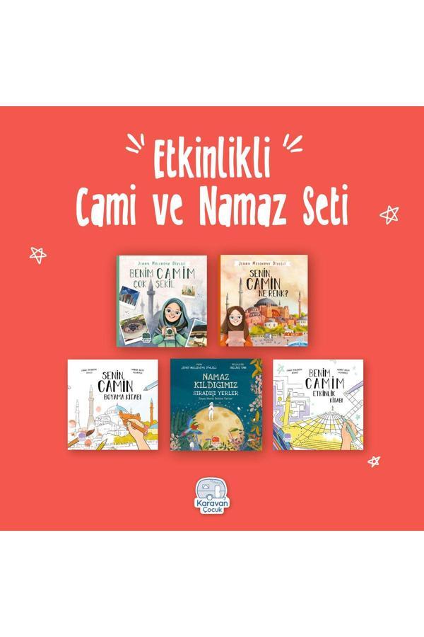 Karavan Çocuk Çocuklar İçin Etkinlikli Cami Ve Namaz Seti 5'Li Set - Karavan Çocuk - Image 1