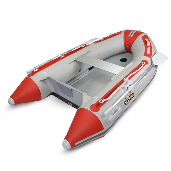 Fishika 240cm Kırmızı Alüminyum Taban Omurgalı Şişme Bot - Image 1