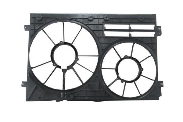 Volkswagen Jetta 6 11/14 Radyatör Ve Kli̇ma Fan Davlumbazı Boş Gövde (Çi̇ftli̇) (300w 363mm)  - Image 1