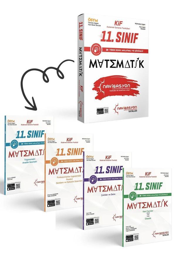 Rasyonel Yayınları 11. Sınıf Matematik Müfredatının Tamamı Kif Seti (Kademeli İlerleme Fasikülleri) - Rasyonel Yayınları - Image 1