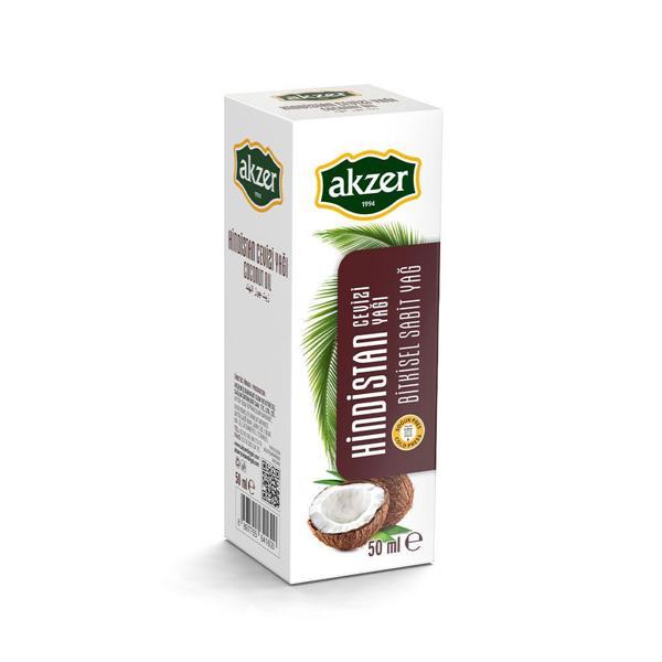 Akzer Hindistan Cevizi Yağı 50 Ml - Image 1