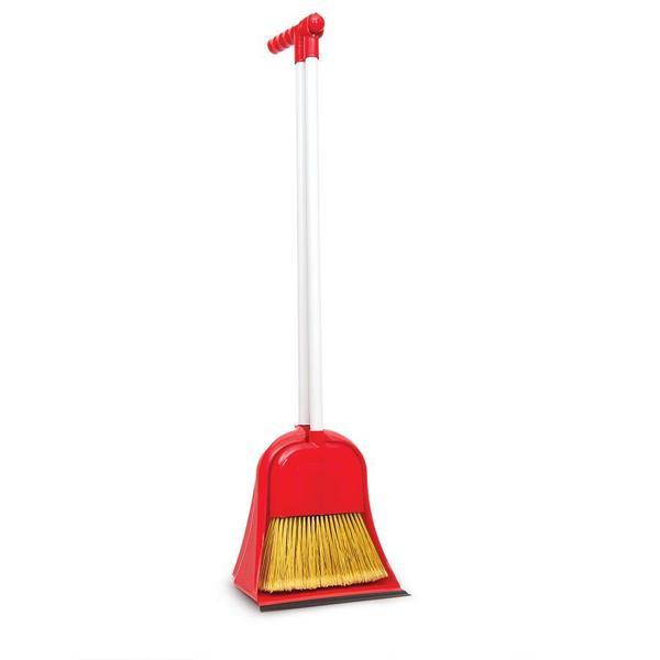 Omnisoft FLR F077 Mega Hazneli Süpürgeli Faraş Takımı Kırmızı - Image 1