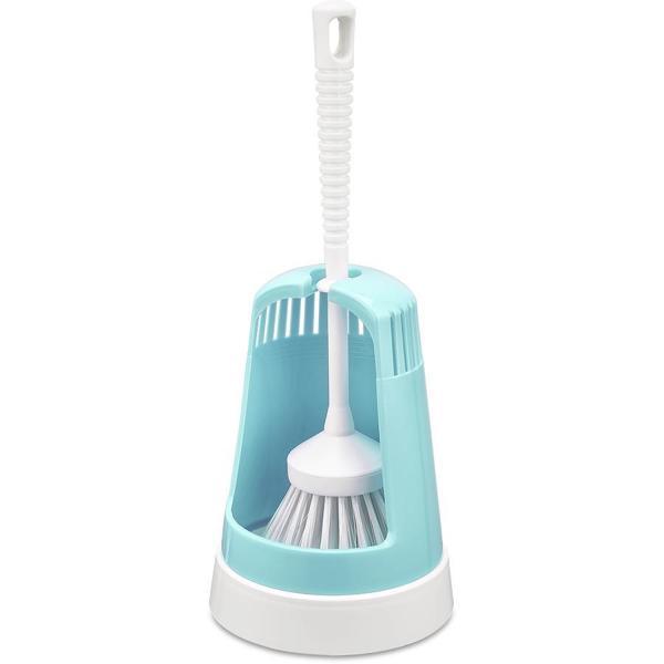 Omnisoft FLR F026 Plastik Klasik Wc Klozet Tuvalet Fırçası  Turkuaz - Image 1
