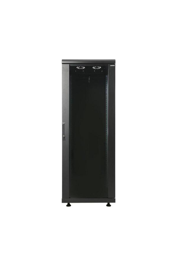 Canovate 42U 800x1100mm 19'' Dikili Tip Network Rack Kabinet Siyah 2 Yıl Üretici Garantili - Image 1