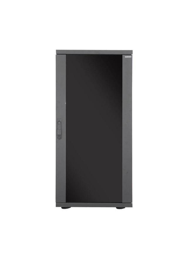 Canovate 27U 800x800mm 19'' Dikili Tip Network Rack Kabinet Siyah Flatpack 2 Yıl Üretici Garantili - Image 1