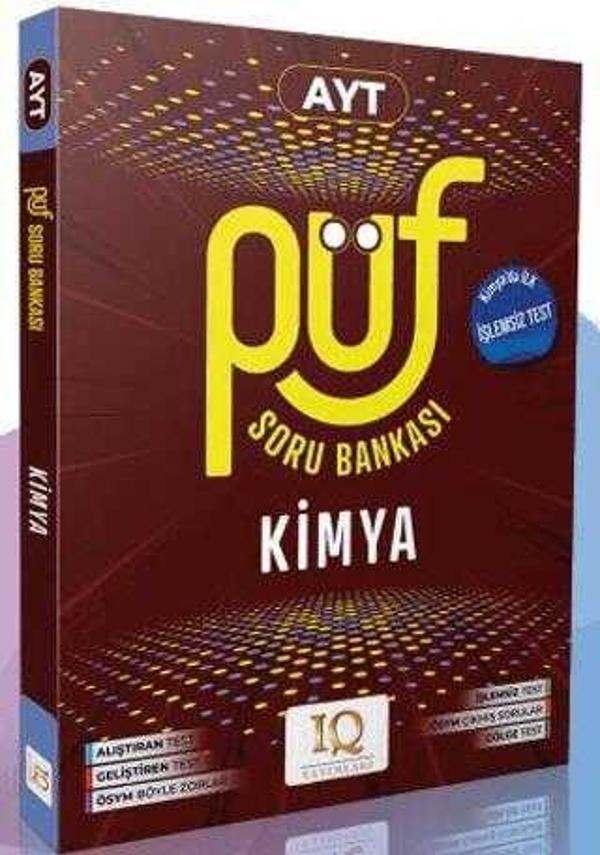 IQ Yayınları AYT Kimya Püf Soru Bankası - PRF Paraf Yayınları - Image 1