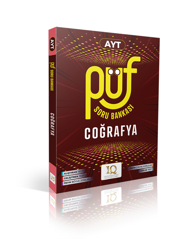 IQ Yayınları AYT PÜF Coğrafya Soru Bankası - PRF Paraf Yayınları - Image 1