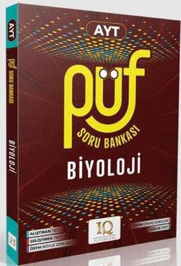 IQ Yayınları AYT Püf Biyoloji Soru Bankası - PRF Paraf Yayınları - Image 1