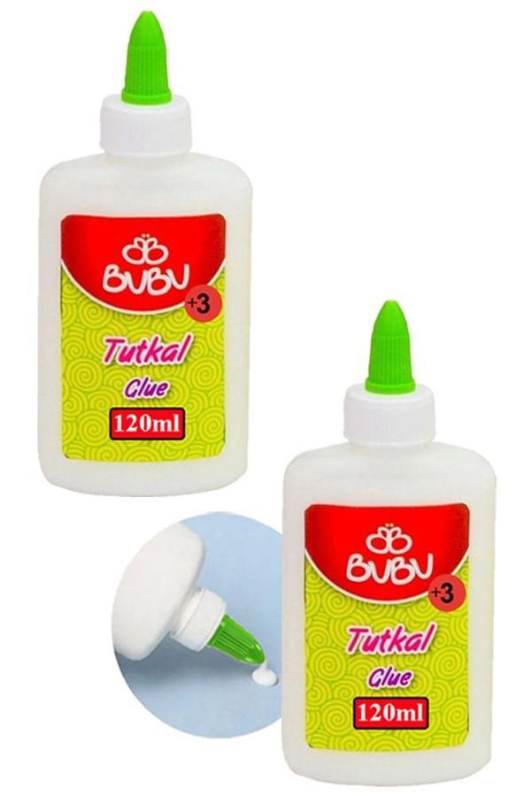 Beyaz Tutkal 120 ml 2 Adet Bubu Beyaz Mobilya Tutkalı 150 gr Ahşap Tutkalı Su Bazlı Çok Amaçlı Beyaz Tutkal - Image 1