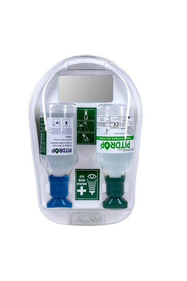 PITDROP Toz ve Kimyasal için Göz Solüsyonu (Duşu) Seti 2×500 ML - Image 1