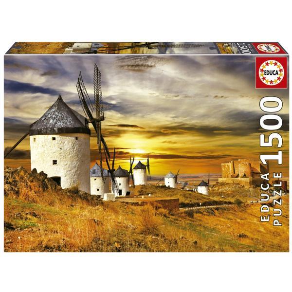 1500 Parça Consuegra Yel/Rüzgar Değirmenleri Puzzle - 19618 - Image 1