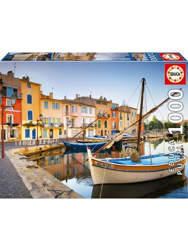 1000 Parça Proven Martigues Limanı Puzzle - 19928 - Harbour In Martigues Provence - Image 1