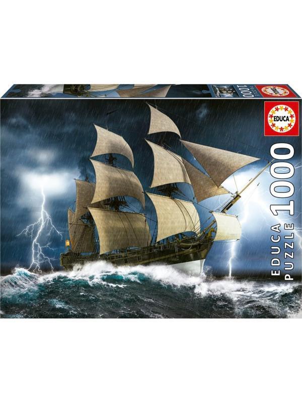 1000 Parçalı Mükemmel Fırtına Karton Puzzle - 19556 - Perfect Storm - Image 1