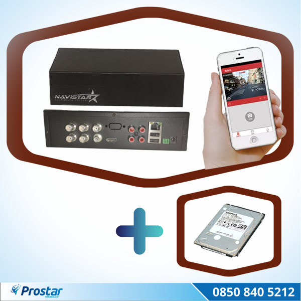 4 Kanal Mobil Dvr Kayıt Cihazı 1 TB Harddisk Dahil Uzaktan İzleme Destekli Hdmi girişli - Image 1