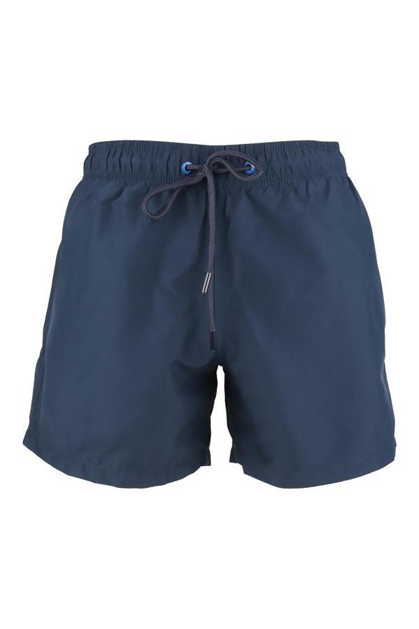 Erkek Deniz Şortu 3 Cepli Pamuklu Polyester Su Yitici Tahriş Etmeyen Astar Lacivert - Image 1