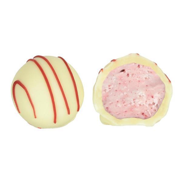 Vişneli Beyaz Bonbon Trüf Çikolata 500 Gr - Image 1